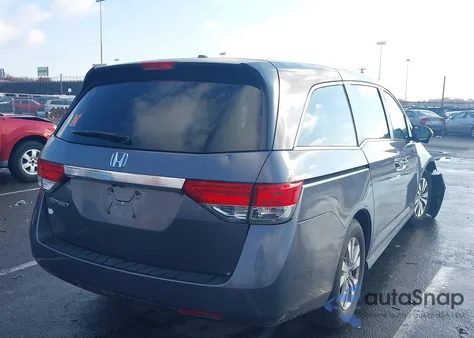 2015 Honda Odyssey Ex-L из США, поврежденный, VIN 5FNRL5H63FB078691